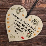 Dog Gifts For Dog Lovers Novelty Heart Plaque Gift For Dog Mum