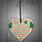 Funny Friendship Gifts Best Friend Sister Gift Wood Heart BFFs