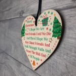 Funny Friendship Gifts Best Friend Sister Gift Wood Heart BFFs