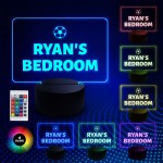 LED Bedroom Sign For Boys Girls Bedroom Games Room Gift For Son 