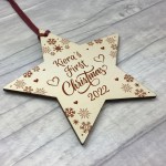 Personalised Christmas Bauble Baby's First Christmas Decoration