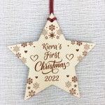 Personalised Christmas Bauble Baby's First Christmas Decoration