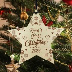 Personalised Christmas Bauble Baby's First Christmas Decoration