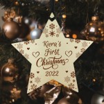 Personalised Christmas Bauble Baby's First Christmas Decoration