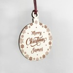 Personalised Christmas Bauble Son Daughter Xmas Tree Decoration
