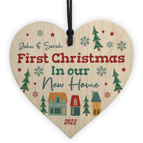 PERSONALISED First Christmas In Our New Home Bauble Gifts
