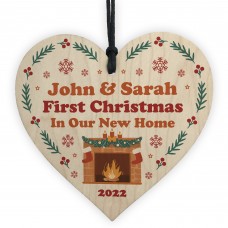 New Home Personalised Bauble First Christmas In Home Bauble