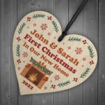 New Home Personalised Bauble First Christmas In Home Bauble