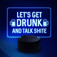 Funny Alcohol Sign Man Cave Home Bar Sign Bar Pub LED Neon Sign