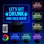 Funny Alcohol Sign Man Cave Home Bar Sign Bar Pub LED Neon Sign