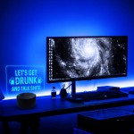 Funny Alcohol Sign Man Cave Home Bar Sign Bar Pub LED Neon Sign