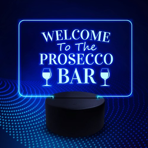 Prosecco Gift Set Prosecco Bar Sign Funny Alcohol Home Neon Bar