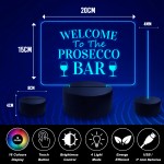 Prosecco Gift Set Prosecco Bar Sign Funny Alcohol Home Neon Bar