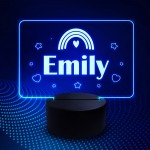 Personalised Any Name Boy Girl Bedroom Room Sign LED Night Light