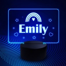 Personalised Any Name Boy Girl Bedroom Room Sign LED Night Light