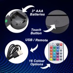 Personalised Boys Bedroom Sign Gift For Brother Son LED Light