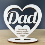 Dad Gifts From Daughter Engraved Wood Plaque Gift For Dad