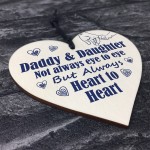 Daddy And Daughter Wooden Heart Gifts For Birthday Christmas 