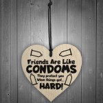 Funny Rude Friendship Plaque Novelty Birthday Christmas Gift