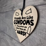 Funny Rude Friendship Plaque Novelty Birthday Christmas Gift