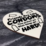 Funny Rude Friendship Plaque Novelty Birthday Christmas Gift