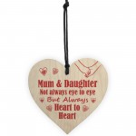 Mum And Daughter Gifts Wooden Heart Mummy Gift For Christmas