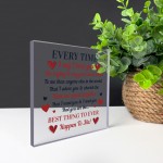 Anniversary Gift For Husband Wife Acrylic Plaque Valentines Gift