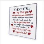 Anniversary Gift For Husband Wife Acrylic Plaque Valentines Gift