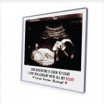 Daddy To Be Gift Mummy To Be Gift From Bump Personalised Plaque