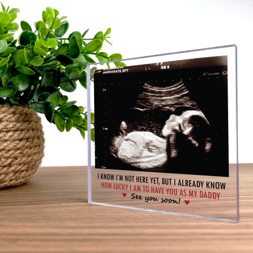 Daddy To Be Gifts Plaque Personalised Baby Shower Gift From Bump