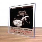 Daddy To Be Gifts Plaque Personalised Baby Shower Gift From Bump