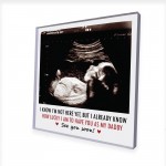 Daddy To Be Gifts Plaque Personalised Baby Shower Gift From Bump