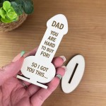 Funny JOKE Dad Gift For Birthday Christmas Engraved Dad Gift