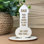 Funny JOKE Dad Gift For Birthday Christmas Engraved Dad Gift