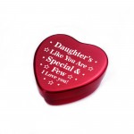 Daughter Gifts From Mum Red Metal Sweet Candle Tin Birthday