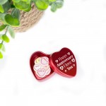 Anniversary Gifts For Him Her Red Metal Sweet Tin Gifts