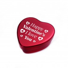 Valentines Day Gift Red Metal Tin Gift For Boyfriend Girlfriend 
