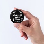Personalised Guitar Pick Plectrum Storage Tin Birthday Gifts