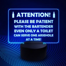 Neon Bar Sign Home LED Sign FUNNY Man Cave Pub Bar Sign