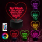 Best Friend Present For Women Neon Sign Friendship Gift Birthday