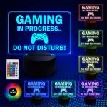 Gaming LED Games Room Neon Sign 16 Colour Changing Night Light