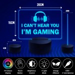 Funny Gaming Gamer Neon LED Light Up Plaque For Games Room