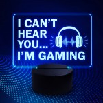Gaming Night Light LED Light Up Neon Plaque For Gamer