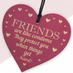 FUNNY HILARIOUS FRIENDSHIP SIGN Thank You Gift For Best Friend