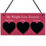 My Weight Loss Journey Tracker Hanging Wall Sign Gift For Her