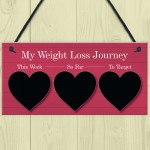 My Weight Loss Journey Tracker Hanging Wall Sign Gift For Her
