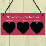 My Weight Loss Journey Tracker Hanging Wall Sign Gift For Her