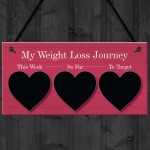 My Weight Loss Journey Tracker Hanging Wall Sign Gift For Her