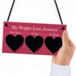 My Weight Loss Journey Tracker Hanging Wall Sign Gift For Her