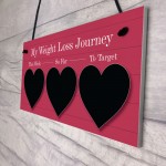 My Weight Loss Journey Tracker Hanging Wall Sign Gift For Her